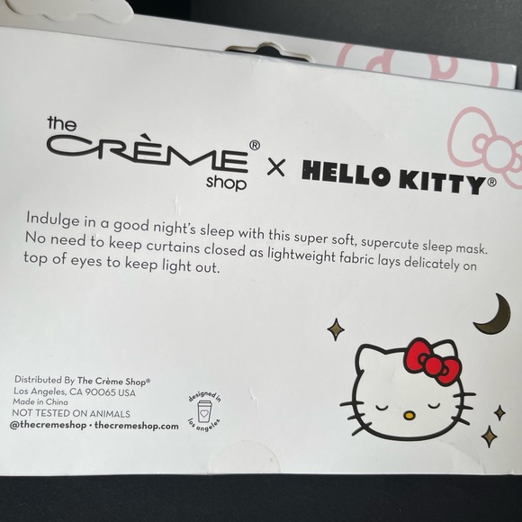 Hello Kitty soft plush sleep mask - Picture 3 of 5
